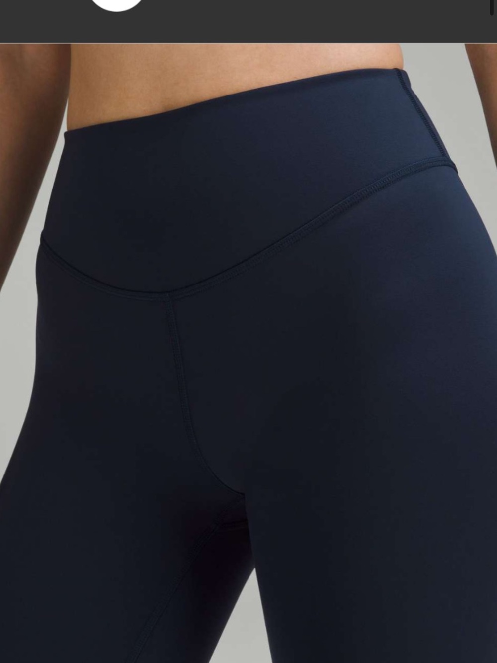 Lululemon Wunder Under SmoothCover High-Rise Tight 25" inch True Navy 8 Medium - Picture 3 of 12